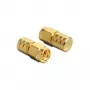 adapter złącza kabla DELOCK 88712 — złącza SMA, pozłacane styki, kolor złoty