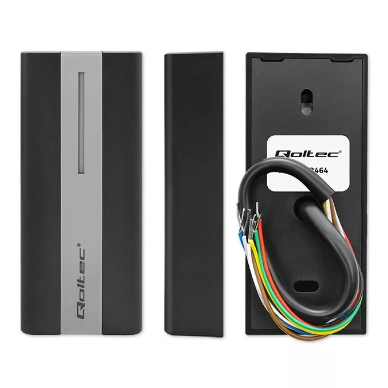 Qoltec RFID Contactless Card & Key Fob Reader | EM | Mifare | Karta | brelok | ABS