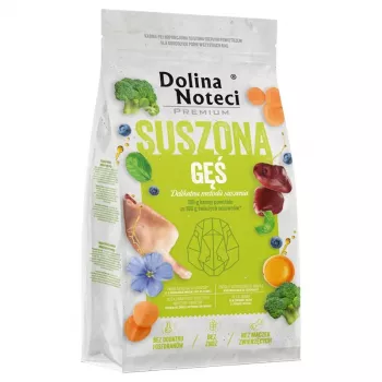 Sucha karma dla psa Dolina Noteci Premium gęś 9 kg — kompletna karma granulowana dla dorosłych psów, 26% białka, 15% tłuszczu