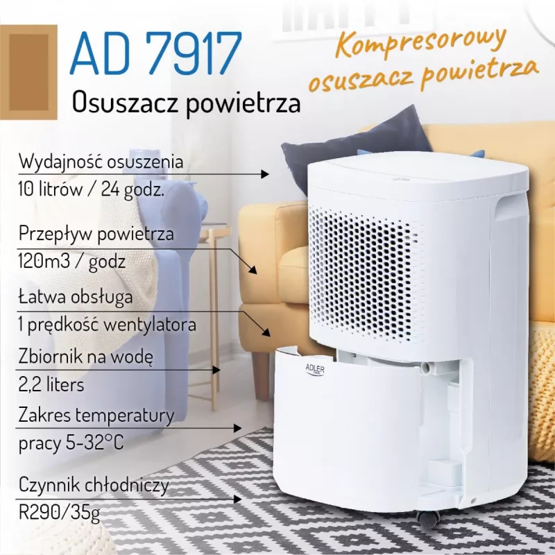 Adler AD 7917 osuszacz powietrza sprężarkowy