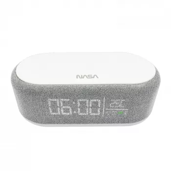 Głośnik Bluetooth, budzik i ładowarka bezprzewodowa Nasa SPC400