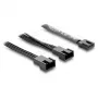 Wewnętrzny kabel zasilający DELOCK 84543 — 4-pinowy PWM na podwójny 4-pinowy PWM, 0,5 m