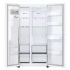 LG GSLC40SWPE lodówka side-by-side wolnostojąca 638 L biała