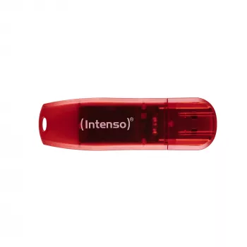 USB flash drive Intenso 128 GB USB Type-A 2.0 czerwony Transparent