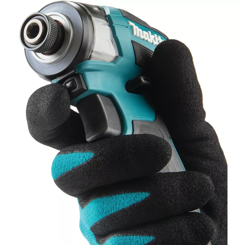 Zakrętarka udarowa Makita DTD173RTJ 18V akumulatorowa, uchwyt 1/4 cala, 3600 RPM, rękojeść pistoletowa, Li-Ion