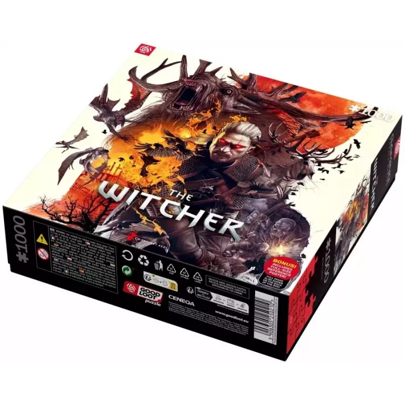 Good Loot Gaming Puzzle: Potwory z Wiedźmina, 1000 elementów
