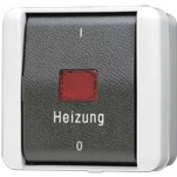 JUNG Heizung-Notschalter 803HW WG800 IP44 Aus 3pol. 16A/400V 803HW (803HW)