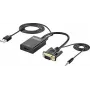 SpeaKa Professional Konwerter AV SP-12111624[gniazdo VGA - HDMI] 1920 x 1080 pikseli (SP-12111624)