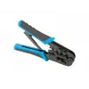 Narzędzie do zaciskania LANBERG NT-0201 do złączy RJ-45, 180 mm, 315 g, czarno-niebieskie