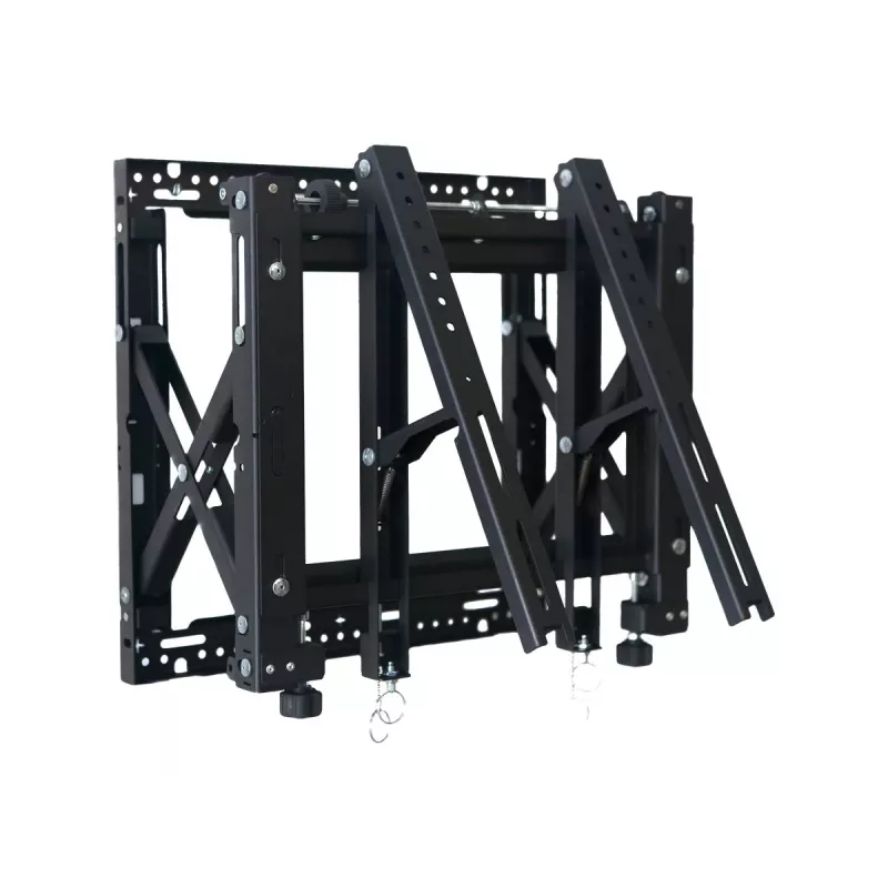 Uchwyt ścienny do płaskiego ekranu Edbak VWPOP65-P - Uchwyty ścienne do płaskich ekranów (60 kg, 42 cale, 65 cali, 100 x 100 mm, 400 x 200 mm, czarny)