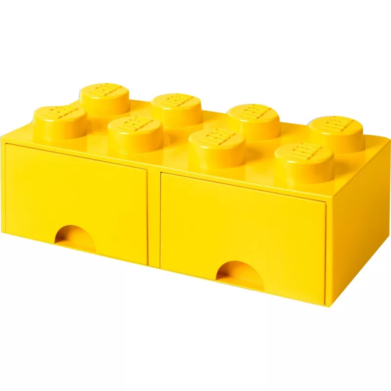 LEGO Drawer Brick 8 — żółta (model 40061732) szuflada do przechowywania klocków i małych części