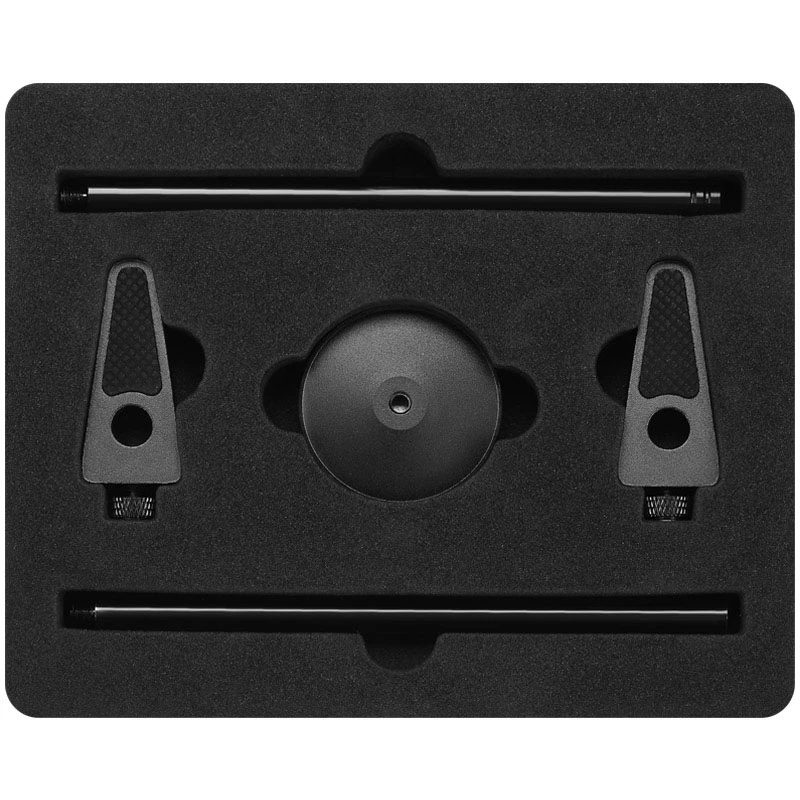 Jonsbo VC-1 - uniwersalny - uchwyt karty graficznej - aluminium - magnez - czarny - 150 g