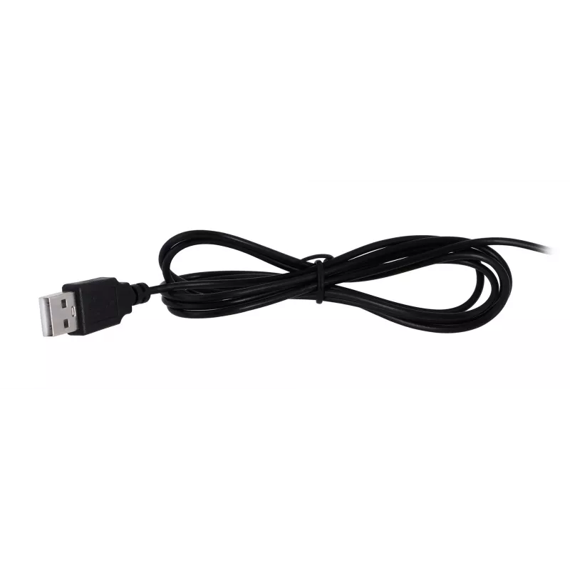 Optyczna mysz symetryczna DEFENDER HIT MB-530 — 1000 DPI, USB Type-A, czarna, przewód 1,5 m