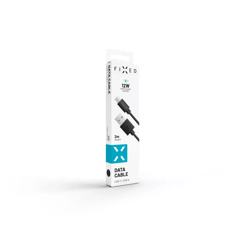 Kabel do transmisji danych i ładowania USB – USB-C FIXED FIXD-UC2M-BK — 2,0 m, czarny