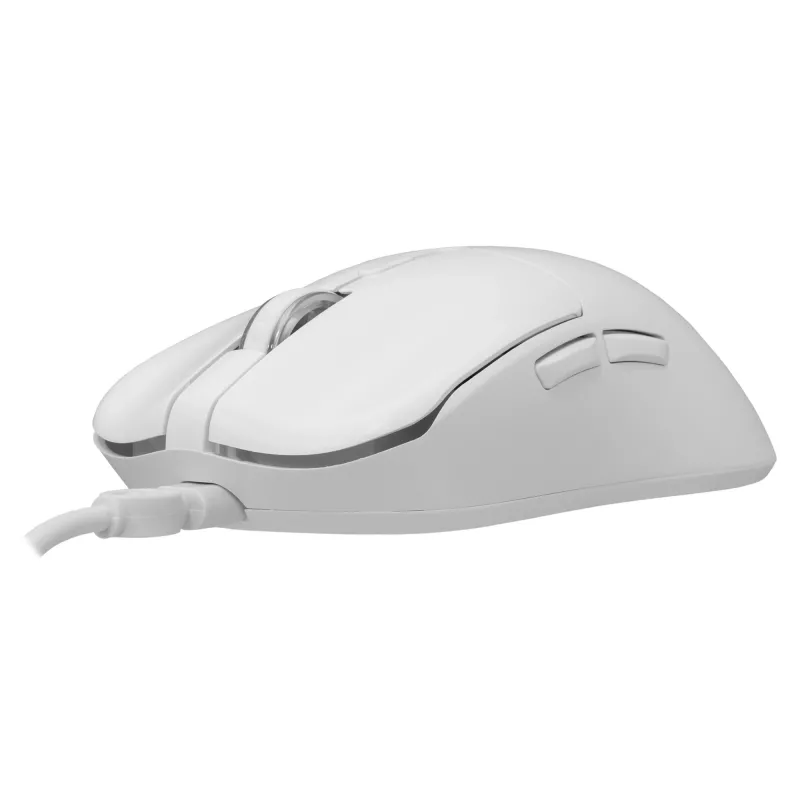 Zestaw klawiatura i mysz Baracuda BGC-012 Orca biały — biały zestaw klawiatury i myszy