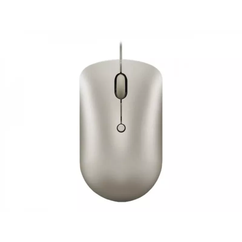 Przewodowa mysz biurowa Lenovo 540 Ambi Unibody USB Type-C Optyczna 2400 DPI Piaskowa