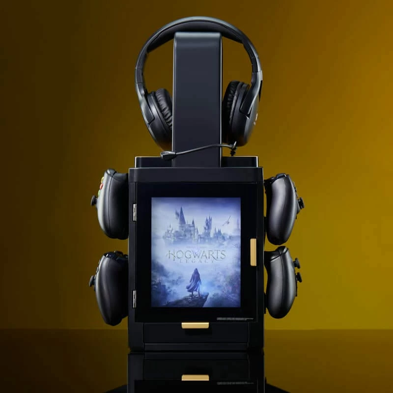 Numskull Games Oficjalny Hogwarts Legacy Gaming Locker, uchwyt na dyski do gier, Xbox, Czarny, Przewodowy