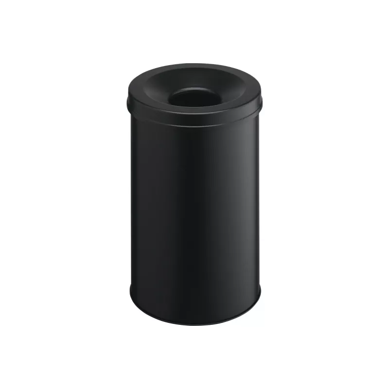 Waste Container Round Steel Czarny Durable 330601