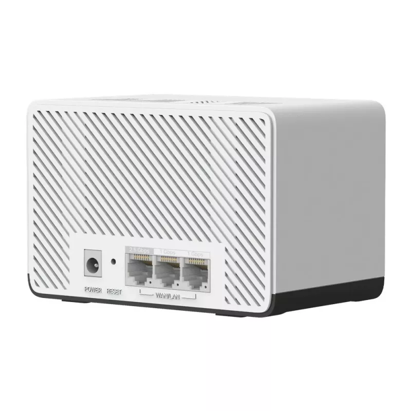 System mesh MERCUSYS Halo H27BE (3 szt.) Dwupasmowy 2,4/5 GHz Wi‑Fi 6, łącznie 3568 Mbps, 3 porty LAN, anteny wewnętrzne, biały