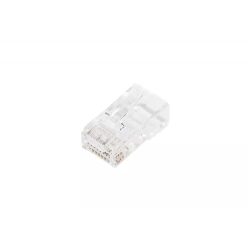 DIGITUS RJ45 Modular Plug (8P8C) Pass-through, CAT 5e, Unshielded, AWG 26-24, 100 Pieces (X-ML-5U-EZ)