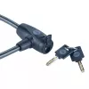 Kluczowa linka rowerowa 10 mm - YCK0/10/60/2 Czarny