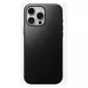 Pokrowiec na telefon Nomad Modern Leather etui do iPhone 16 Pro Max, 6,9 cala (17,5 cm), czarny, skóra+PC+TPU