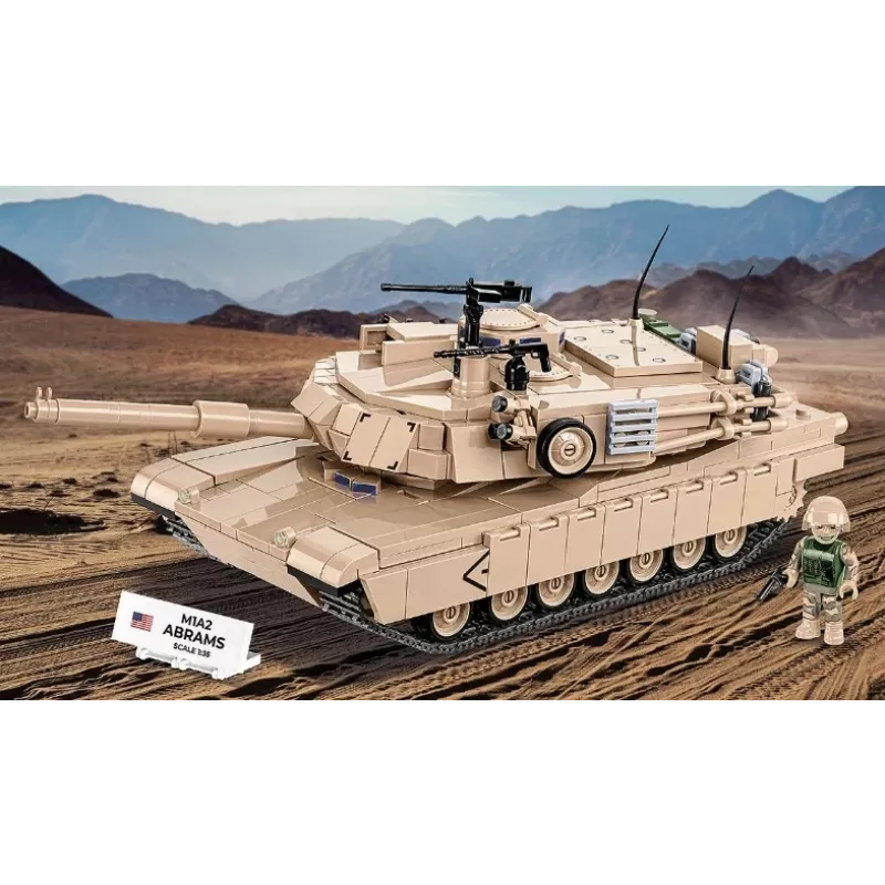 Klocki konstrukcyjne Cobi M1A2 Abrams 1025 elementów model CO BI-2632