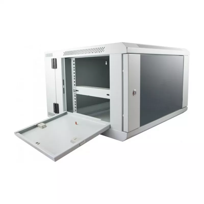 Szafa rackowa serwerowa ALLNET SMB6606 szara, 23 kg, kompaktowa obudowa sieciowa/serwerowa