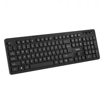 Klawiatura Savio KB-02 do domu/biura USB QWERTY Czarna
