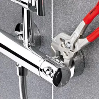 Knipex szczypce-klucz 250 nikiel PVC polerowane szczęki