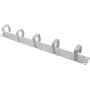 Płyta do zarządzania kablami helos 328643 1U z 6 metalowymi uchwytami 70×40 mm jasnoszary