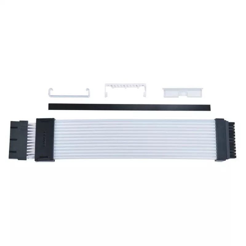 Lian Li Strimer Wireless 24 pin Kabel w kolorze czarnym/przezroczystym z silikonu 0,26 m