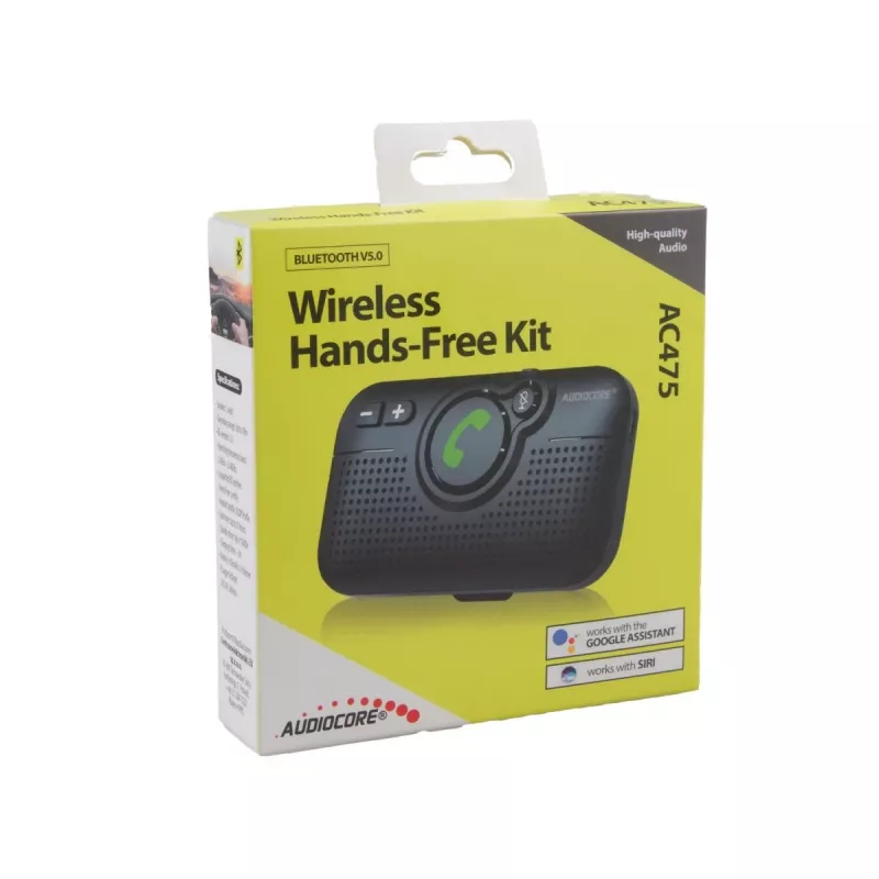 Zestaw słuchawkowy Audiocore Car Handsfree kit BT 5.0 A2DP autostart AC47