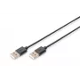Kabel połączeniowy USB Assmann. typ A M/M. 3,0 m. kompatybilny z USB 2.0. UL. czarny (AK-300100-030-S)
