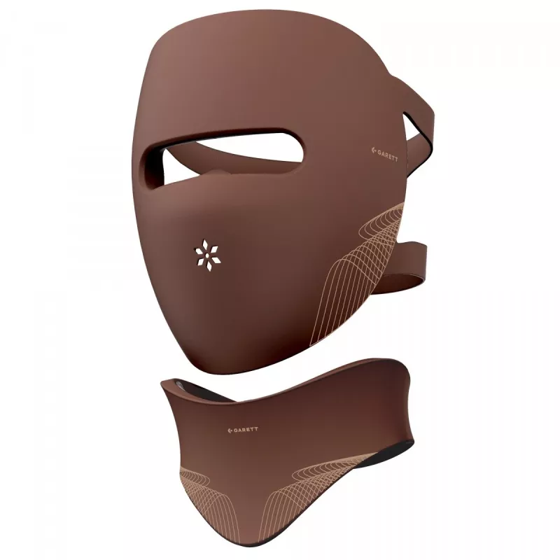 Garett Beauty Skin Ritual Face & Neck maska LED, brązowa