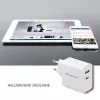 Qoltec 51718 Ładowarka | 45W | 5-20V | 2,4-3A | USB typu C PD | USB | Biała
