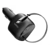 Belkin 75W 2-Port w Retractable USB-C Cbl Car - Kabel (CCC001HQBK)