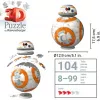 Ravensburger 11578 Puzzle 3D kula Star Wars BB-8, 99 elementów