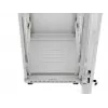 19-calowa szafa stojąca LANBERG 32U 600×800 mm szara z drzwiami szklanymi i LCD (płaski Pack)