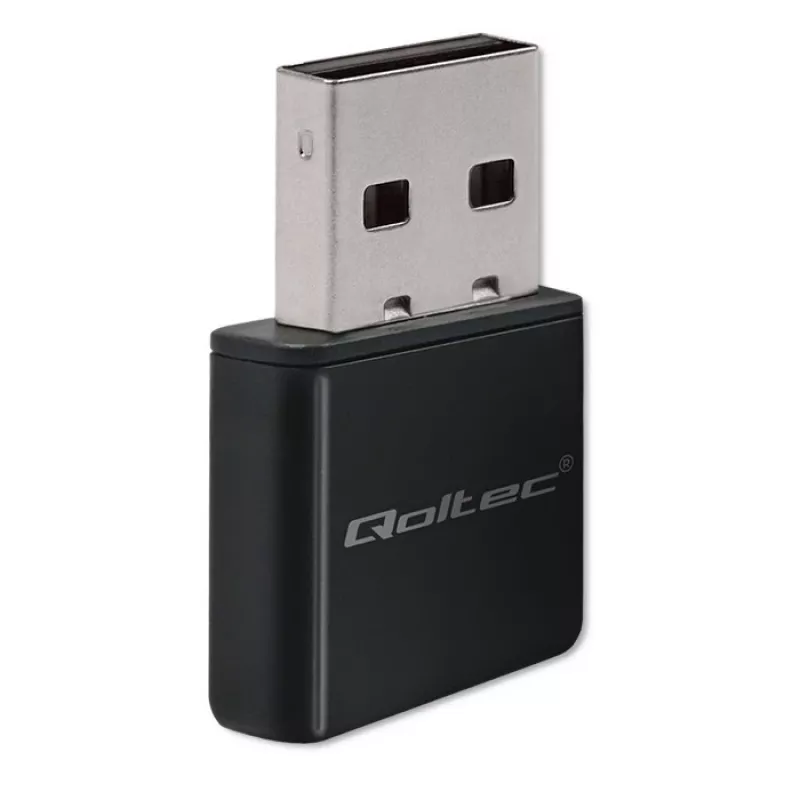 Adapter USB Wi‑Fi QOLTEC NANO 56986 — mini N, USB 2.0, 802.11n