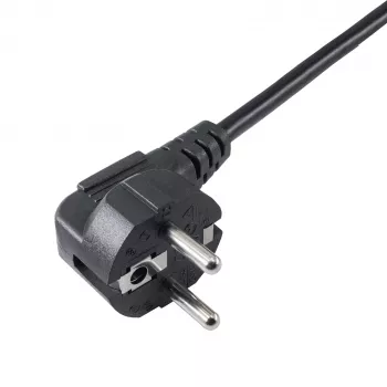 Akyga AK-PC-05A kabel zasilający CEE 7/7–IEC C13, 5 m, czarny