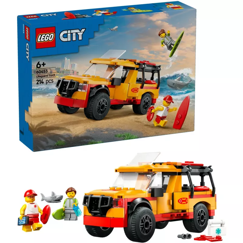 LEGO CITY 60453 Ciężarówka ratownicza z plaży