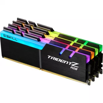 DIMM 32 GB DDR4-3200 (4x 8 GB) Quad-Kit, pamięć czarna, F4-3200C16Q-32GTZRX, Trident Z RGB, INTEL XMP