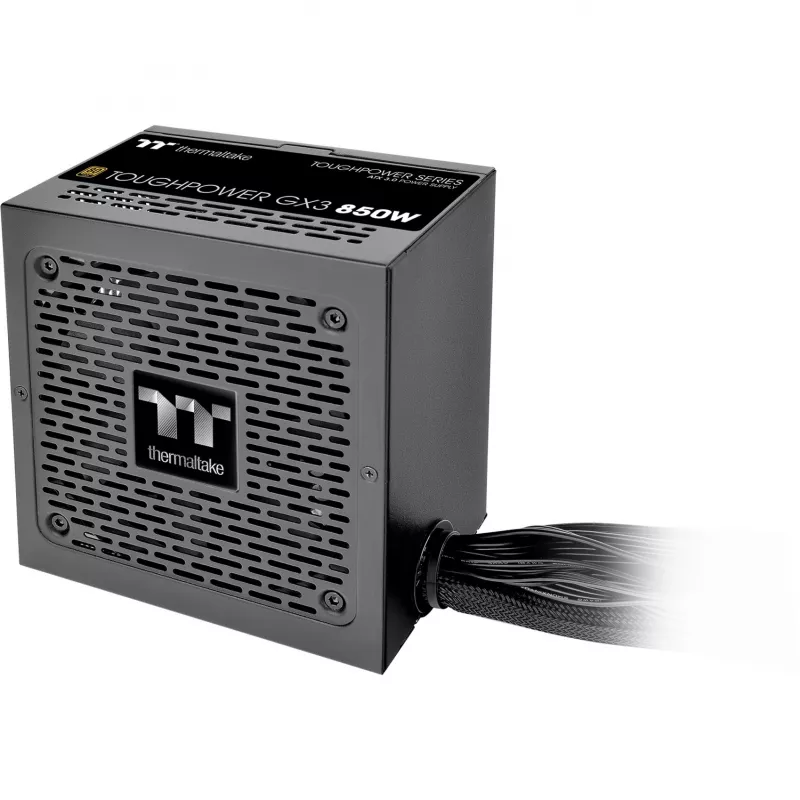 Thermaltake ToughPower GX3 - Zasilacz (wewnętrzny) - ATX12V 3.0 - EPS12V - 80 PLUS Gold - AC 100-240 V - 850 W - Czarny (PS-TPD-0850NNFAGE-3)