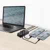 Koncentrator USB 3.2 Gen1, 4xUSB-A z przełącznikami