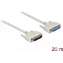 Kabel szeregowy DeLOCK 83682 Beżowy 20 m D-Sub 25 Pin