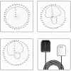 Antena GPS/GLONASS QOLTEC model 57055 z podstawą magnetyczną, zysk 28 dB