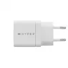 Ładowarka HYPER HJG35EU do urządzeń mobilnych, słuchawek, zestawów słuchawkowych, smartfonów, zegarków, biała, szybkie ładowanie, do użytku wewnętrznego