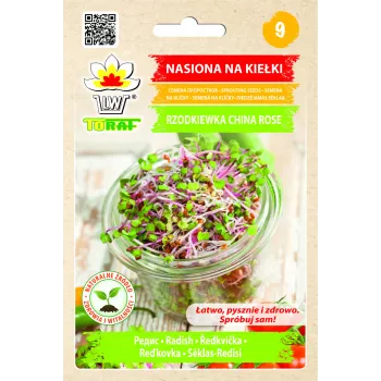 Nasiona Rzodkiewki China Rose do Kiełkowania, Opakowanie 20g
