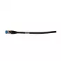 Kabel krosowy RJ45 - CAT6A 500 MHz - 0,15 m - czarny - S-STP (S/FTP) - AWG26 - LSZH - Synergy 21